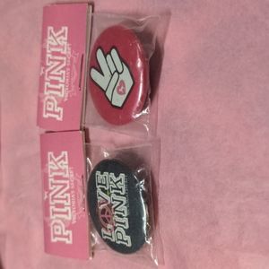 Victoria's secret PINK pinback buttons
